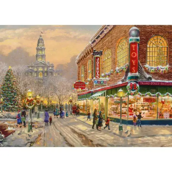 Schmidt Spiele Thomas Kinkade Studios: Ein Weihnachtswunsch, 1.000 Teile Puzzle Begrenzte Freigabe