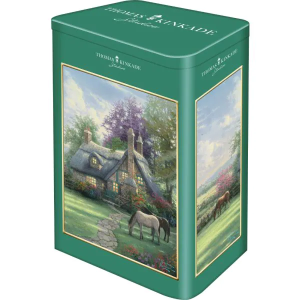Schmidt Spiele Thomas Kinkade Studios: A Perfect Summer Day in der Nostalgie Metalldose, 500 Teile Puzzle