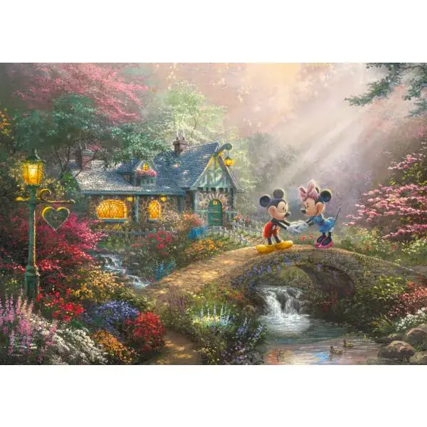 Schmidt Spiele Thomas Kinkade Studios: Disney - Mickey & Minnie in der Nostalgie Metalldose, 500 Teile Puzzle Bis zu 60% Rabatt
