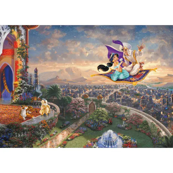 Schmidt Spiele Thomas Kinkade Studios: Disney Dreams Collection - Aladdin, 1.000 Teile Puzzle Sonderangebot der Fabrik