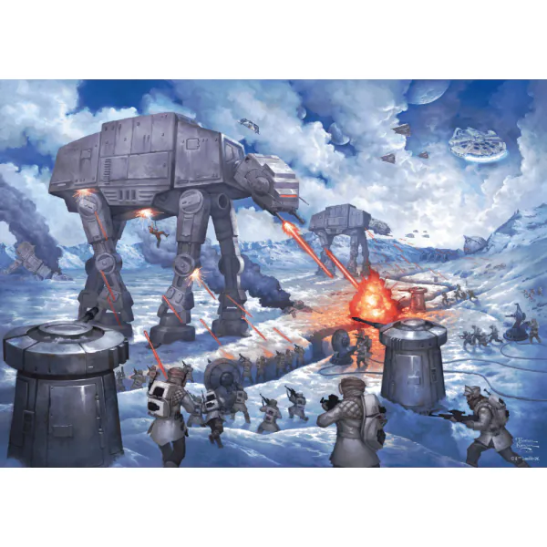 Schmidt Spiele Thomas Kinkade Studios : Star Wars - Die Schlacht von Hoth, 1.000 Teile Puzzle Bis zu 55% Rabatt