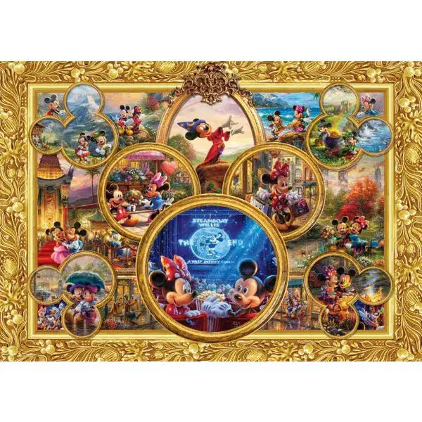 Schmidt Spiele Thomas Kinkade Studios: Disney Dreams Collections -Mickey & Minnie, 2.000 Teile Puzzle Begrenzt auf 3 Tage