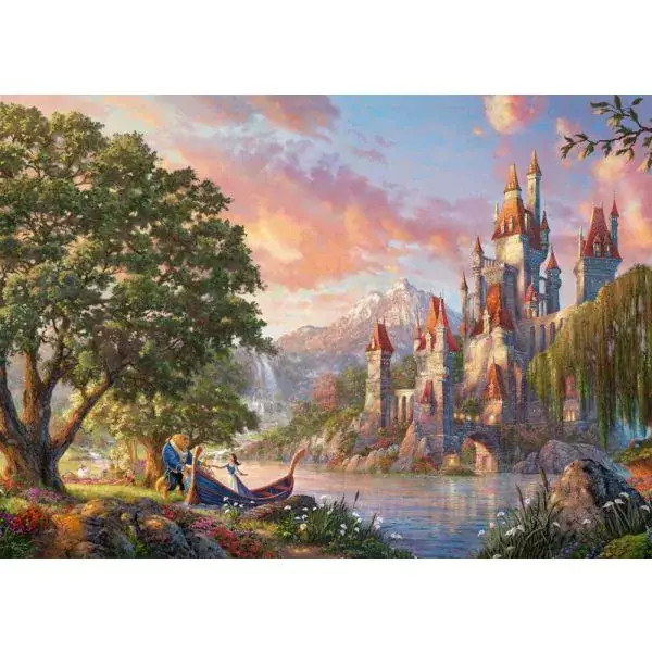 Schmidt Spiele Thomas Kinkade Studios: Disney Dreams Collections - Belle’s Magical World, 3.000 Teile Puzzle Speichern exportieren