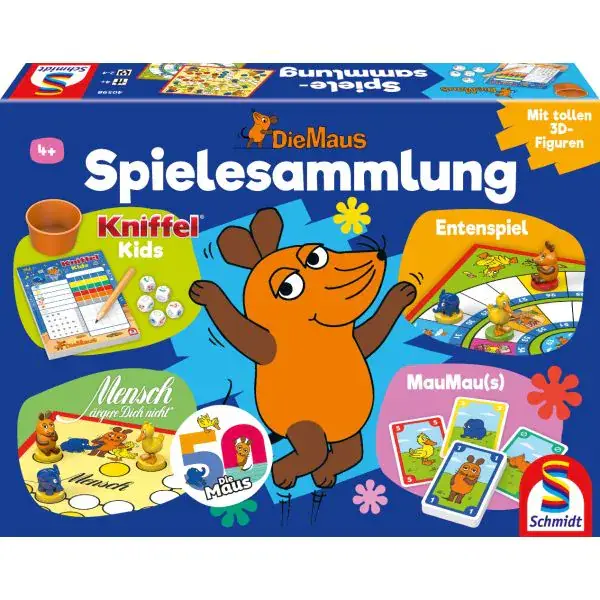 Schmidt Spiele Die Maus: Spielesammlung, Kinderspiel Rabatt