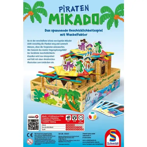 Schmidt Spiele Meine Lieblingsspiele: Piraten Mikado, Kinderspiel Preisnachlass