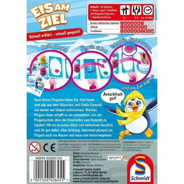 Schmidt Spiele Eis am Ziel, Kinderspiel Saisonschlussverkauf