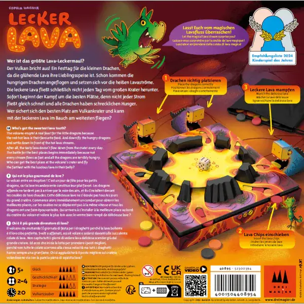 Schmidt Spiele Drei Magier®: Lecker Lava, Kinderspiel Black Friday
