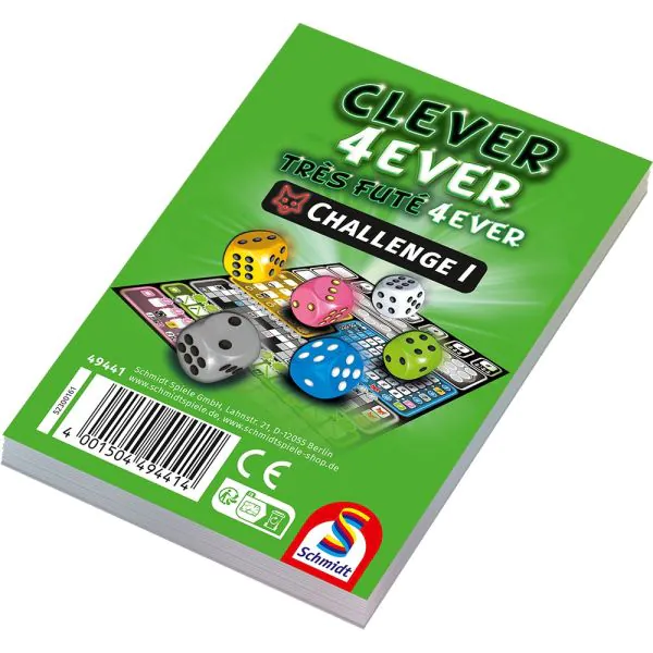 Schmidt Spiele Clever 4 ever – Challenge, Zusatzblock (75 Blatt) Cyber Monday