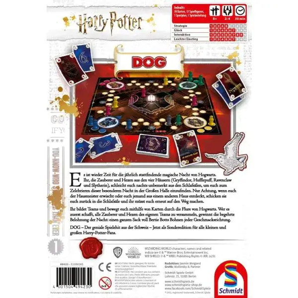 Schmidt Spiele DOG® Harry Potter, Familienspiel Blitzangebot