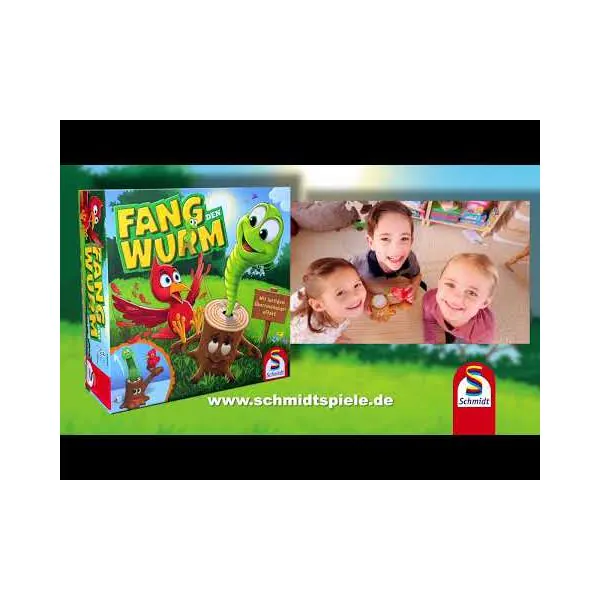 Schmidt Spiele Fang den Wurm, Kinderspiel Neuheiten