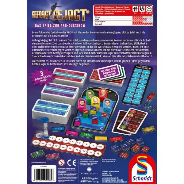 Schmidt Spiele Gefragt Gejagt – Das Brettspiel Tiefpreis