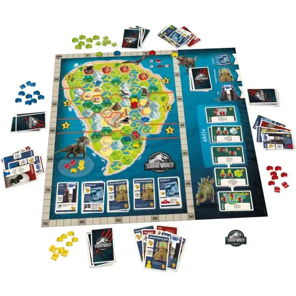 Schmidt Spiele Jurassic World: Rückkehr zur Isla Nublar, Familienspiel Super Sparpreis