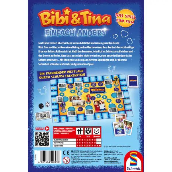 Schmidt Spiele Bibi & Tina: Einfach anders, Das Kinderspiel zum Film JETZT KAUFEN