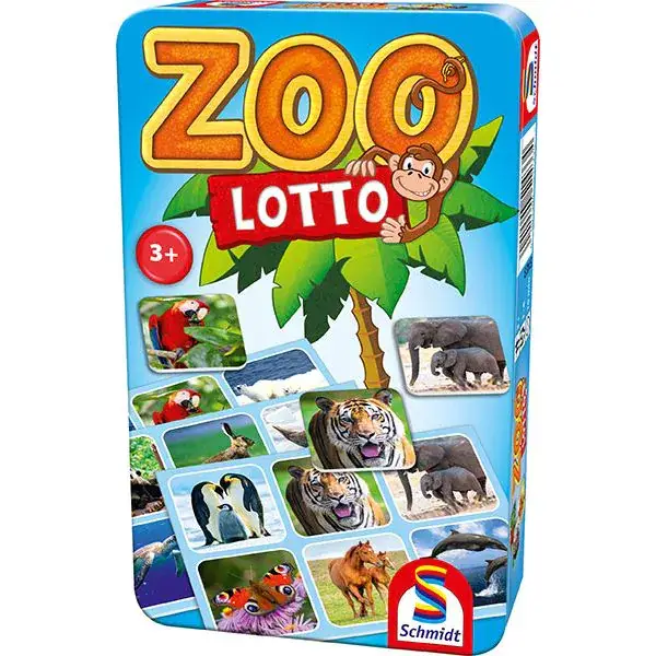 Schmidt Spiele Zoo Lotto (Bring-mich-mit-Spiel in der Metalldose) Im Verkauf