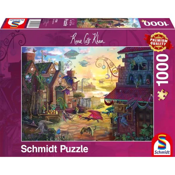 Schmidt Spiele Rose Cat Khan: Drachenpost, 1.000 Teile Puzzle Vatertagsangebot