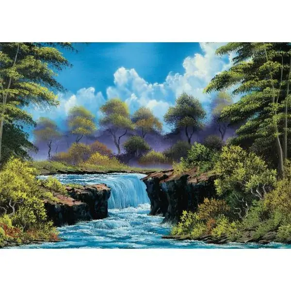 Schmidt Spiele Bob Ross: Wasserfall auf der Lichtung, 1.000 Teile Puzzle Top Angebot