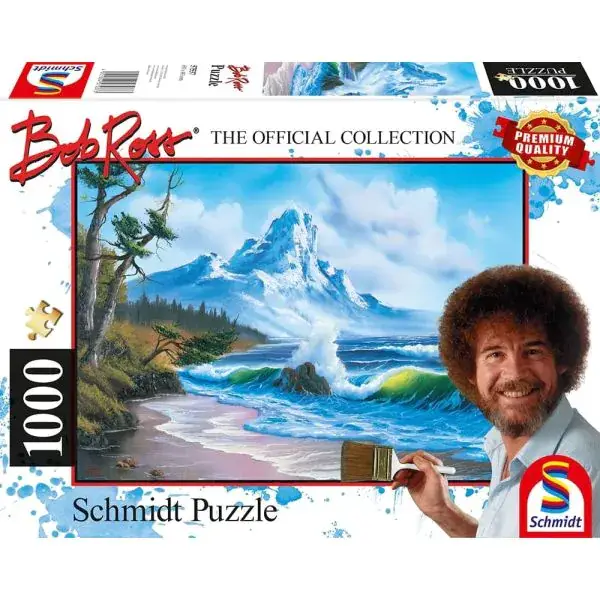 Schmidt Spiele Bob Ross: Berg am Meer, 1.000 Teile Puzzle Neueste Mode