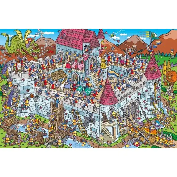 Schmidt Spiele Blick in die Ritterburg, 200 Teile Kinderpuzzle Neuheiten
