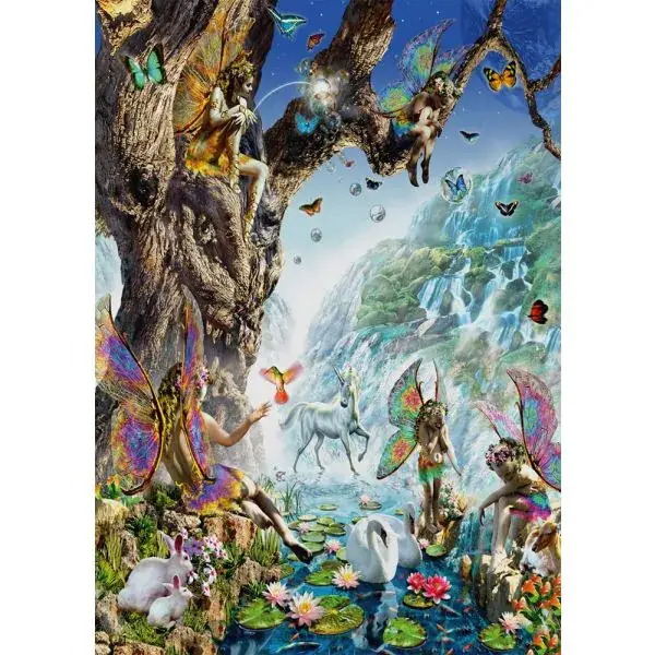 Schmidt Spiele Im Tal der Wasserfeen, 2.000 Teile Puzzle Kauf eins, bekomm eins gratis