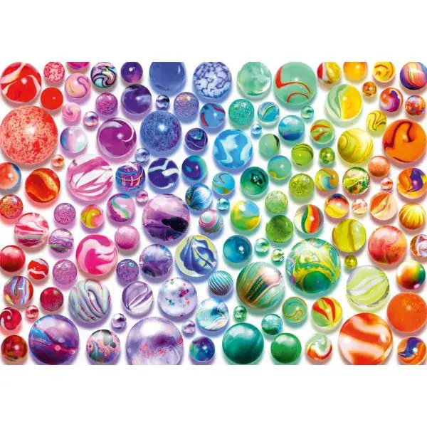 Schmidt Spiele Regenbogen-Murmeln, 1.000 Teile Puzzle Super Sparpreis