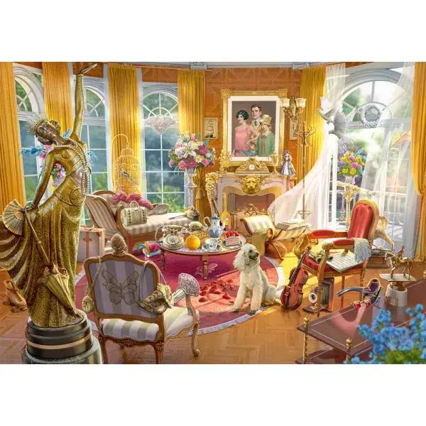 Schmidt Spiele June's Journey: Salon des Orchideenanwesens, 1.000 Teile Puzzle Letzte 2 Tage