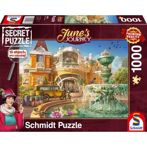Schmidt Spiele June's Journey: Orchideenanwesen, 1.000 Teile Puzzle Zeitbegrenzte Promotion