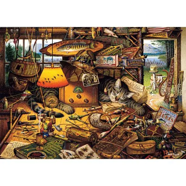 Schmidt Spiele Charles Wysocki: Max in den Adirondack Mountains, 1.000 Teile Puzzle Bis zu 50% Rabatt