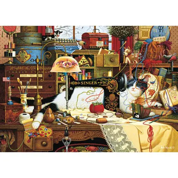 Schmidt Spiele Charles Wysocki: Maggie, die Chaotin, 1.000 Teile Puzzle Bis zu 60% Rabatt