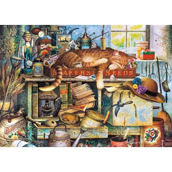 Schmidt Spiele Charles Wysocki: Remington, der Gärtner, 1.000 Teile Puzzle Bis zu 65% Rabatt