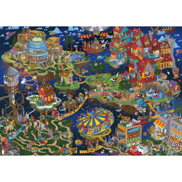 Schmidt Spiele Steve Skelton: Verrückte Welt, 1.000 Teile Puzzle 2025
