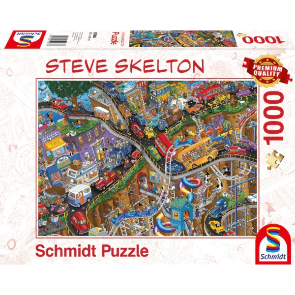 Schmidt Spiele Steve Skelton: Alles in Bewegung, 1.000 Teile Puzzle