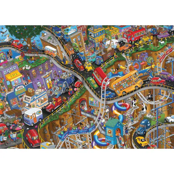 Schmidt Spiele Steve Skelton: Alles in Bewegung, 1.000 Teile Puzzle Outlet