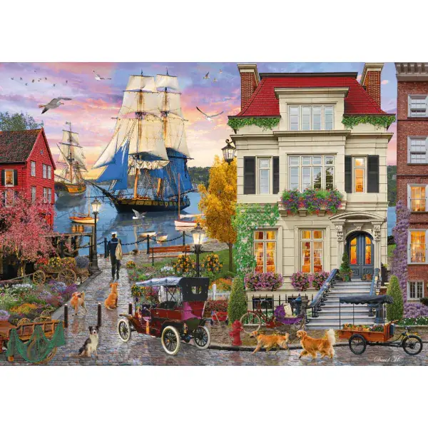 Schmidt Spiele Schiff im Hafen, 1.000 Teile Puzzle Fabrikpreis