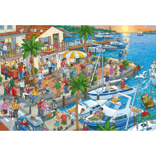 Schmidt Spiele Wo ist das kleine Segelboot? 3x24 Teile Kinderpuzzle Begrenztes Angebot