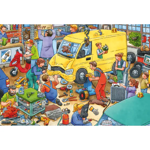 Schmidt Spiele Wo ist die kleine Bohrmaschine? 3x24 Teile Kinderpuzzle Online Shopping
