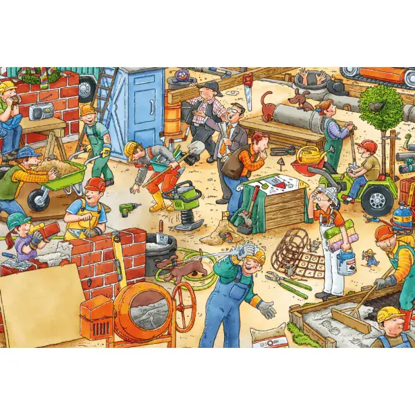 Schmidt Spiele Wo ist die kleine Bohrmaschine? 3x24 Teile Kinderpuzzle Online Shopping