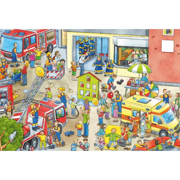 Schmidt Spiele Wo ist das blaue Auto? 3x24 Teile Kinderpuzzle Exklusivangebot
