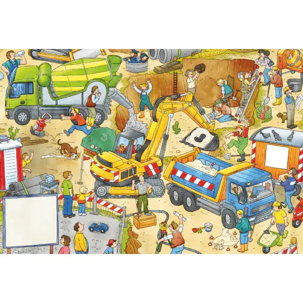 Schmidt Spiele Wo ist das blaue Auto? 3x24 Teile Kinderpuzzle Exklusivangebot