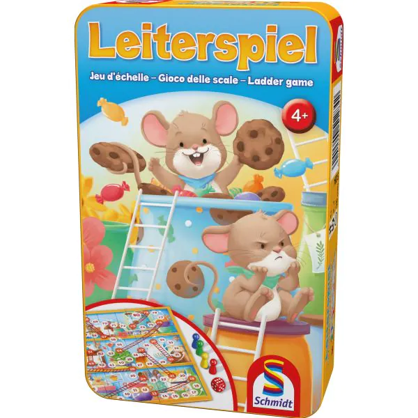 Schmidt Spiele Leiterspiel (Bring-mich-mit-Spiel in der Metalldose)