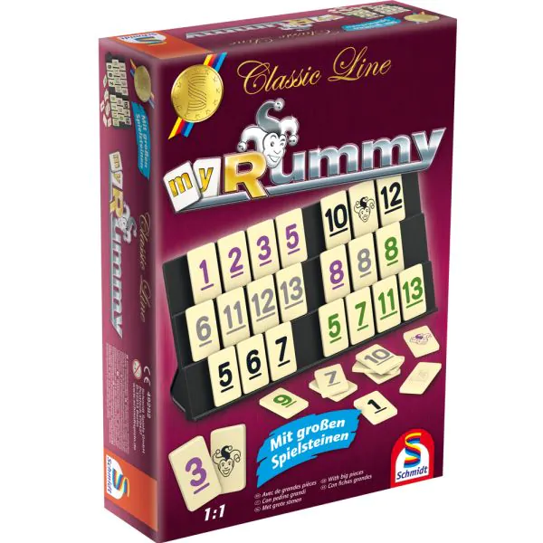 Schmidt Spiele MyRummy® mit großen Spielfiguren Discount Store für neue Produkte