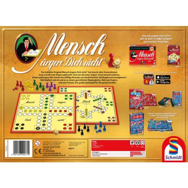Schmidt Spiele Mensch ärgere Dich nicht® – Gold-Edition Super Rabatt