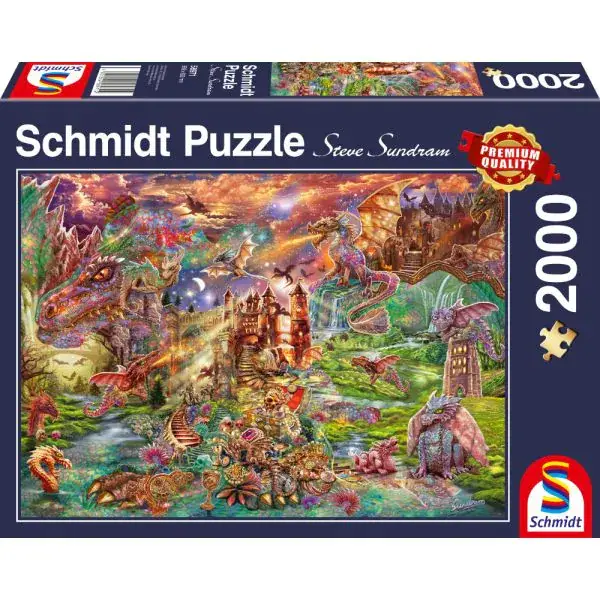 Schmidt Spiele Steve Sundram: Der Schatz der Drachen, 2.000 Teile Puzzle Angebote