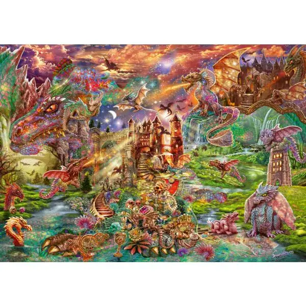 Schmidt Spiele Steve Sundram: Der Schatz der Drachen, 2.000 Teile Puzzle Angebote