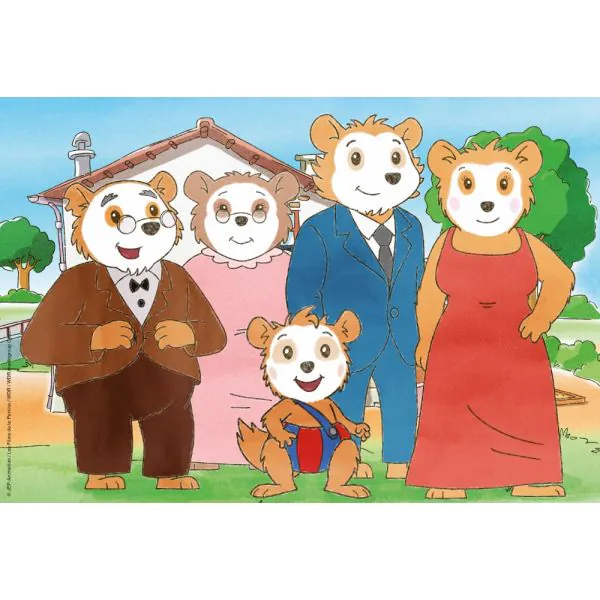 Schmidt Spiele Bobo Siebenschläfer: Freunde und Familie, 3x24 Teile Kinderpuzzle Kostenloser Versand