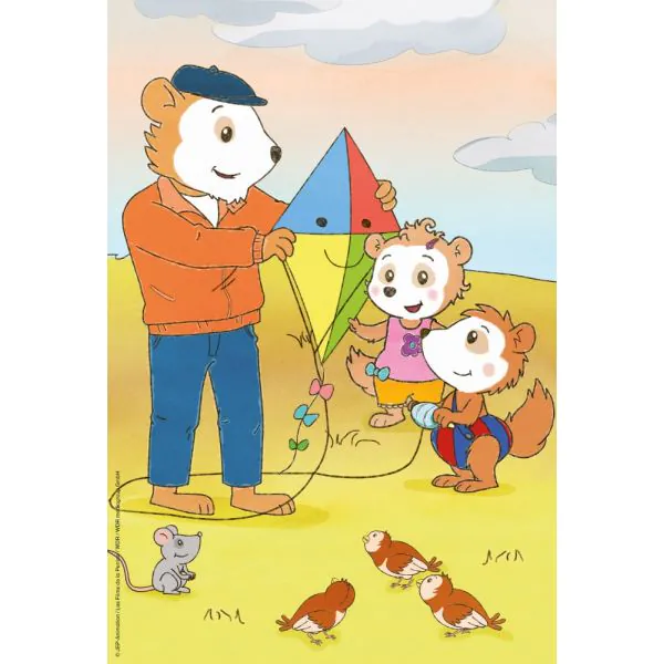 Schmidt Spiele Bobo Siebenschläfer: Auf ins Abenteuer, 3x48 Teile Kinderpuzzle Sonderangebot