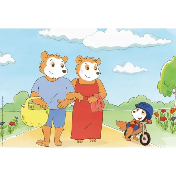 Schmidt Spiele Bobo Siebenschläfer: Auf ins Abenteuer, 3x48 Teile Kinderpuzzle Sonderangebot