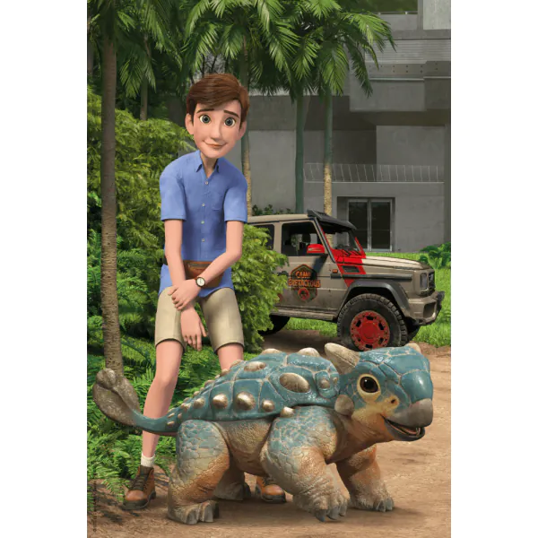 Schmidt Spiele Jurassic World: Camp Cretaceous - Abenteuer auf Isla Nublar, 3x48 Teile Kinderpuzzle Versandkostenfrei