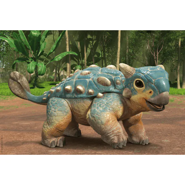 Schmidt Spiele Jurassic World: Camp Cretaceous - Der Ankylosaurus Bumpy, 60 Teile Kinderpuzzle Großer Ausverkauf