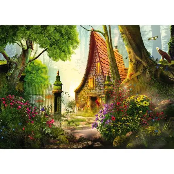 Schmidt Spiele Georgia Fellenberg: Haus auf der Lichtung, 1.000 Teile Puzzle Preisnachlass