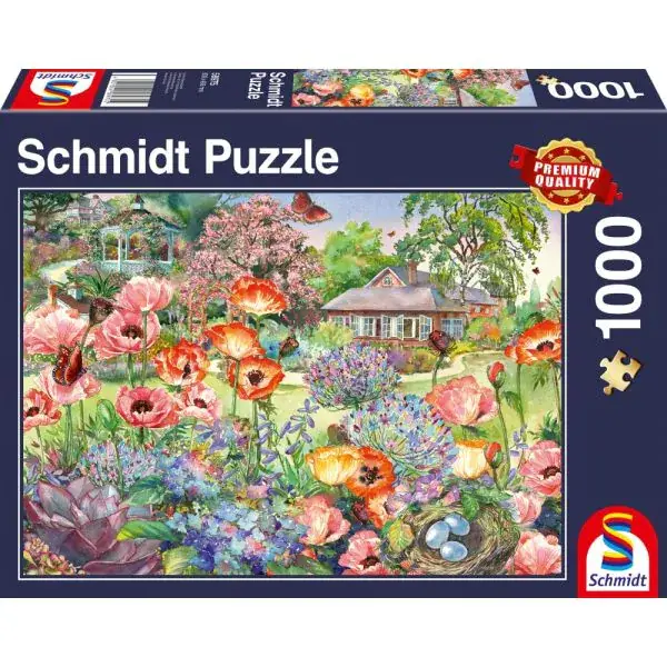 Schmidt Spiele Blühender Garten, 1.000 Teile Puzzle